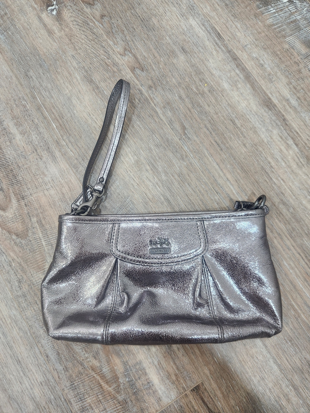 Coach - Metallic Wristlet Clutch